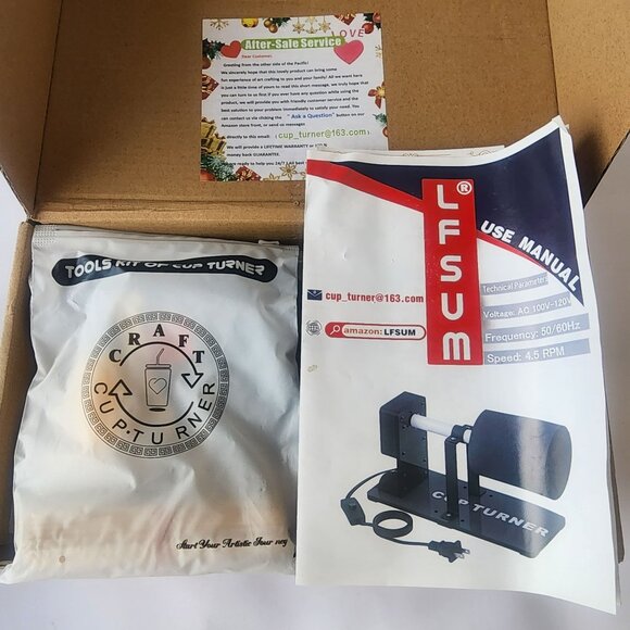 LFSUM Other - Cup Turner Spinner Kit Tumbler DIY Kit Set